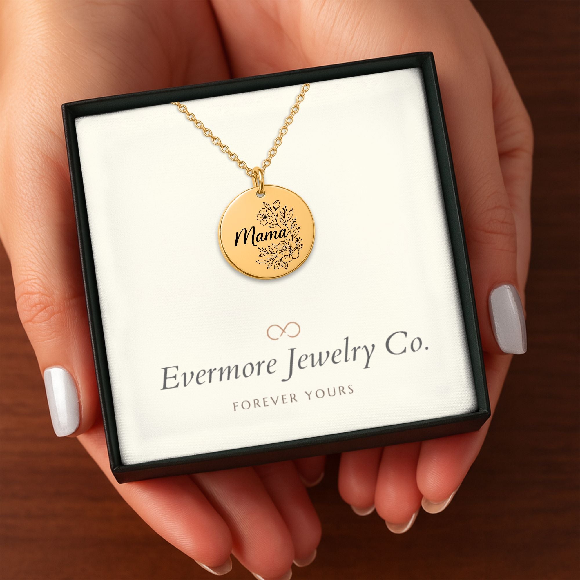 "Mama" Coin Necklace