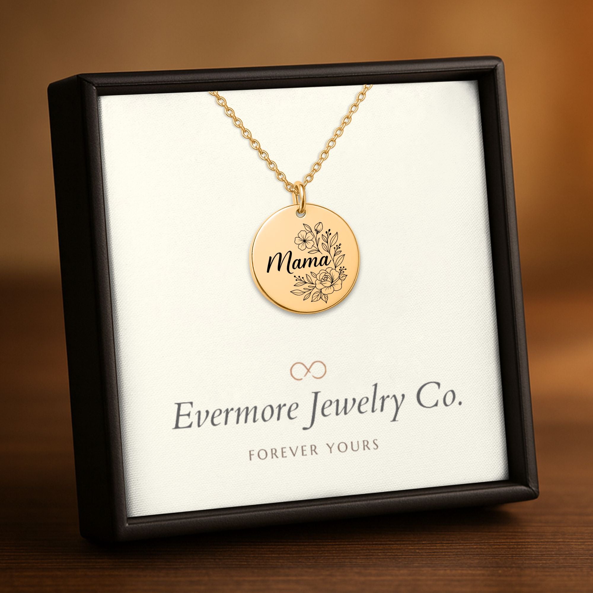 "Mama" Coin Necklace